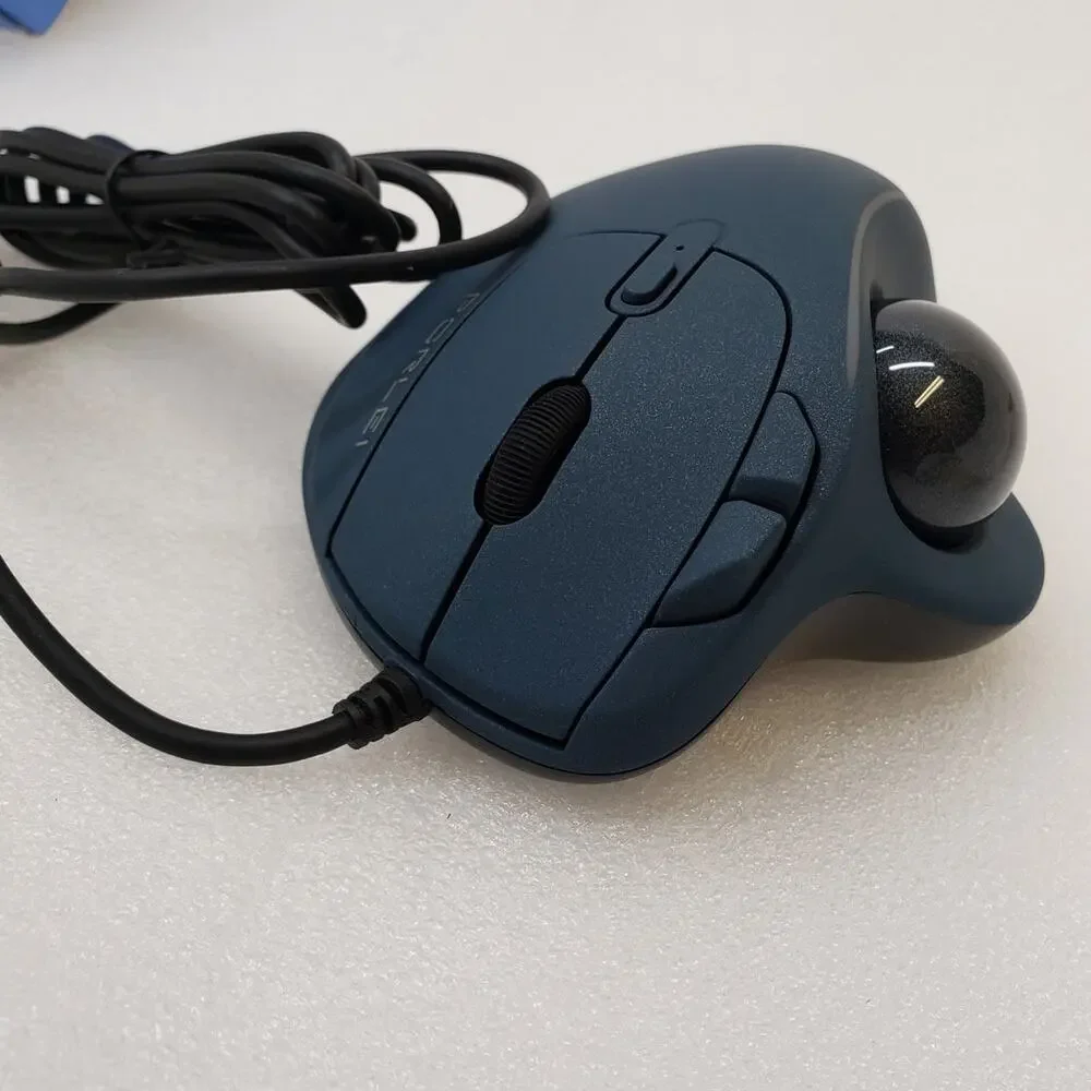 PORLEI TM551 Wired Trackball Mouse Ergonomic Optical 5-Button